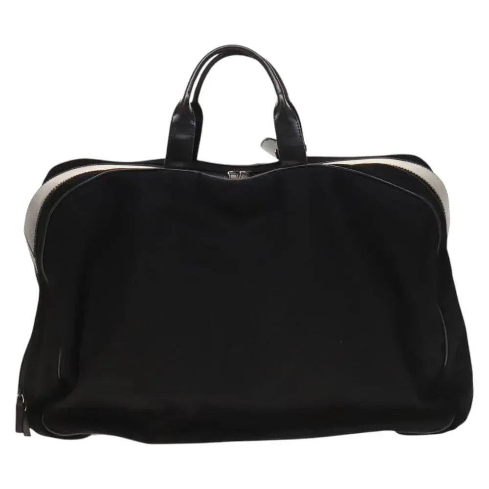 GUCCI Boston Bag Cotton Black Silver 010 1553 010 1553
